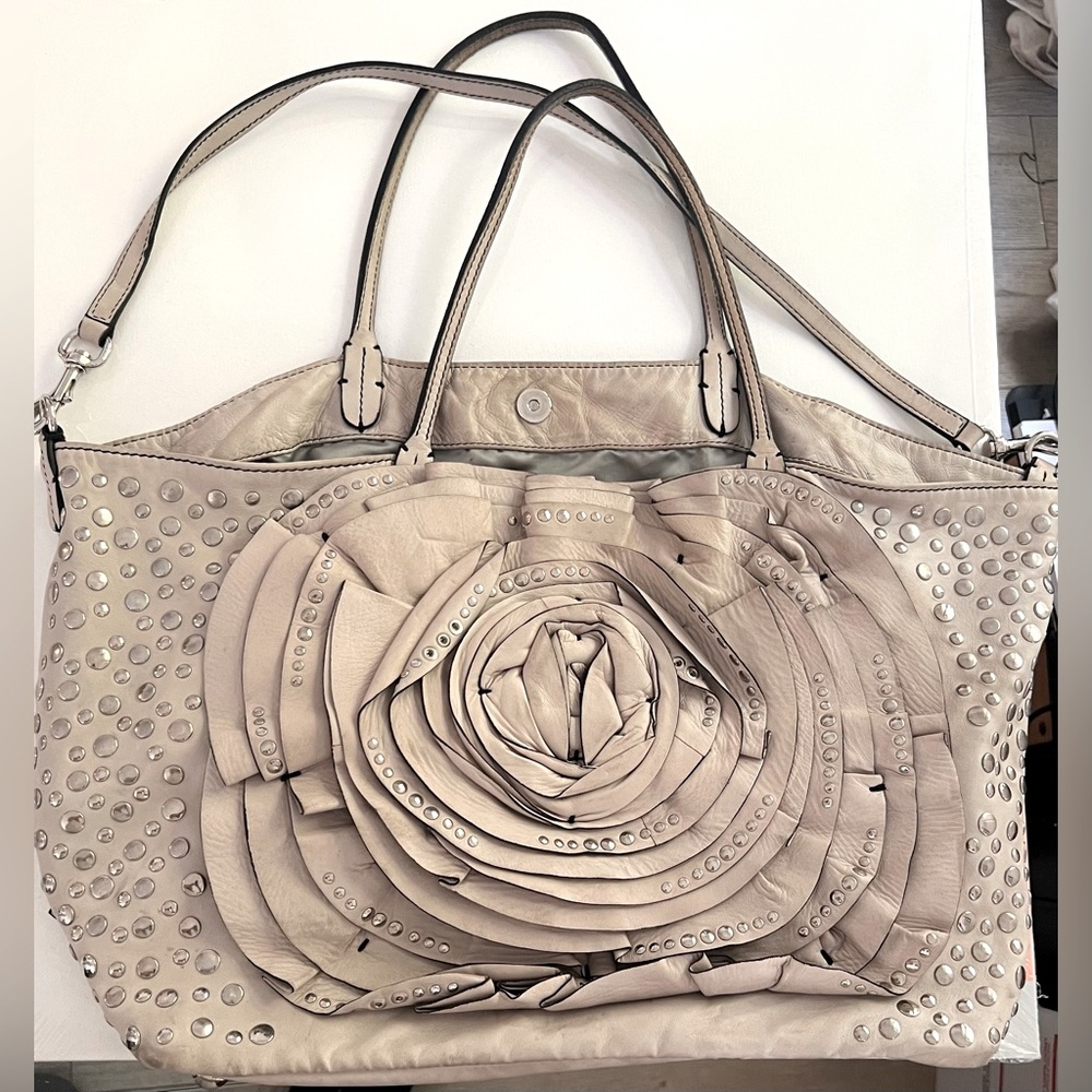 Valentino Garavani Bags, Flower Petal Tote Bag  with silver studs in back